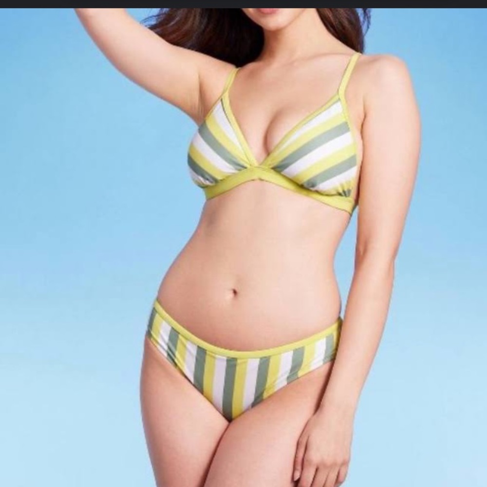Yellow Multicolored Bikini Set - Kona Sol